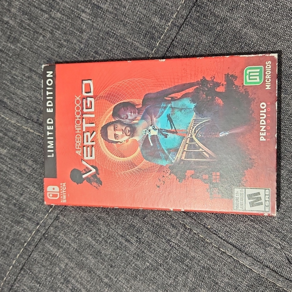 Nintendo Switch Alfred Hitchcock Vertigo Limited Edition - Red Cover